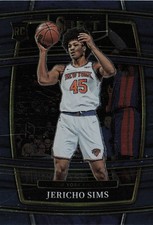 2021-22 Panini Select #87 Jericho Sims Blue (Retail Base) New York Knicks