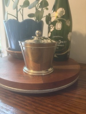 Vintage Silver Plated Sugar Bowl with Lid