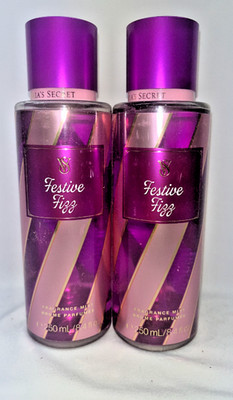 2 Festive Figg Victoria's Secret Fragrance Mist 8.4 fl oz