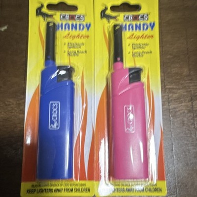 Crocs Handy Lighter Electronic Ignition Long Reach Utility Blue Pink