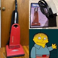 RED Simplicity Riccar Symmetry SYMS.4 Upright Vacuum Cleaner Extra Belts Filters