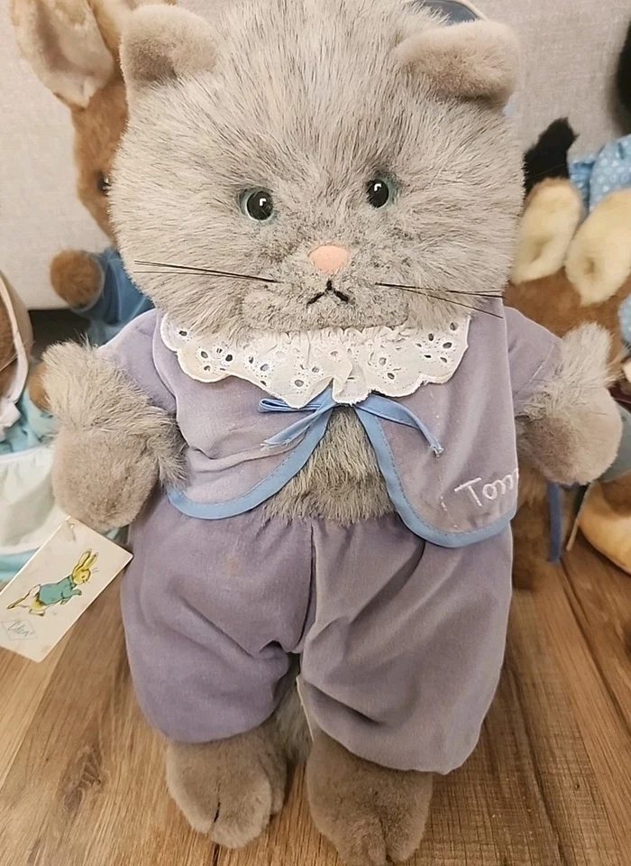 EDEN Toys Vintage Peter Rabbit And Company Lot of 9 1980's With Tags Stuffed Toy - Image 2 of 4