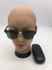 Ray-Ban Fashion Trendy Black Sunglasses 60-15-135 Green Lens
