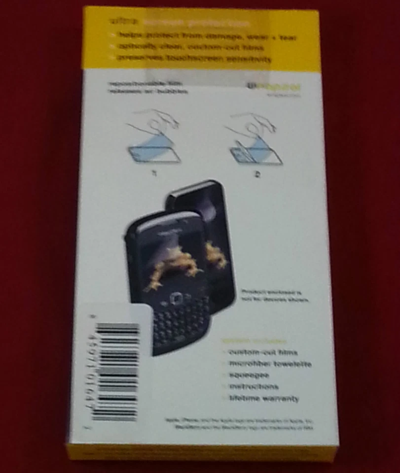Wrapsol UPHBB018-SO Ultra Screen Protector Film for Blackberry Torch 9850/9860 - Image 2 of 2