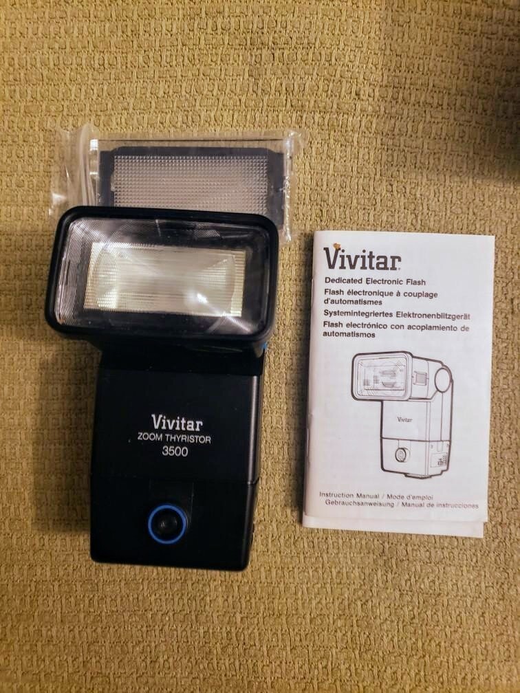 Vivitar Zoom Thyristor 3500 Hot Camera Flash For Pentax ME Super MG eBay