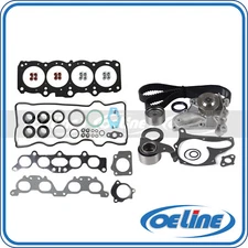 Fit 97-00 Toyota RAV4 2.0L DOHC 16V Head Gasket Set w/Timing Belt Kit Water Pump