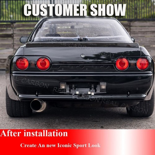 Passend für Nissan R32 Skyline Nismo 1989-1994 ECHT CARBON Heck Kofferraum Spoiler Flügel - Bild 4 von 17