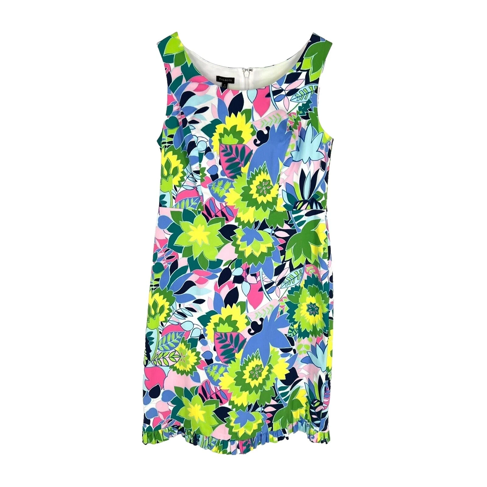 Poliéster Talbots MUJER vestidos florales Casual para Mujeres