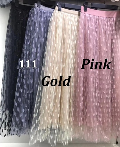Women high waist mesh tutu maxi SKIRT 