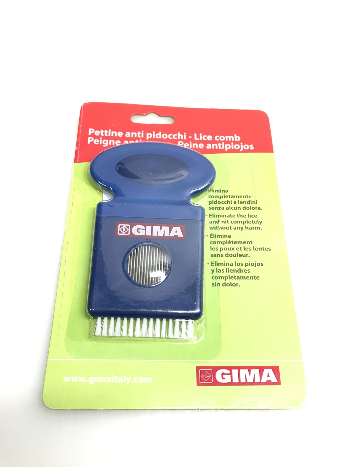 Gima - pettine per pidocchi haendischer, per bambini e adulti