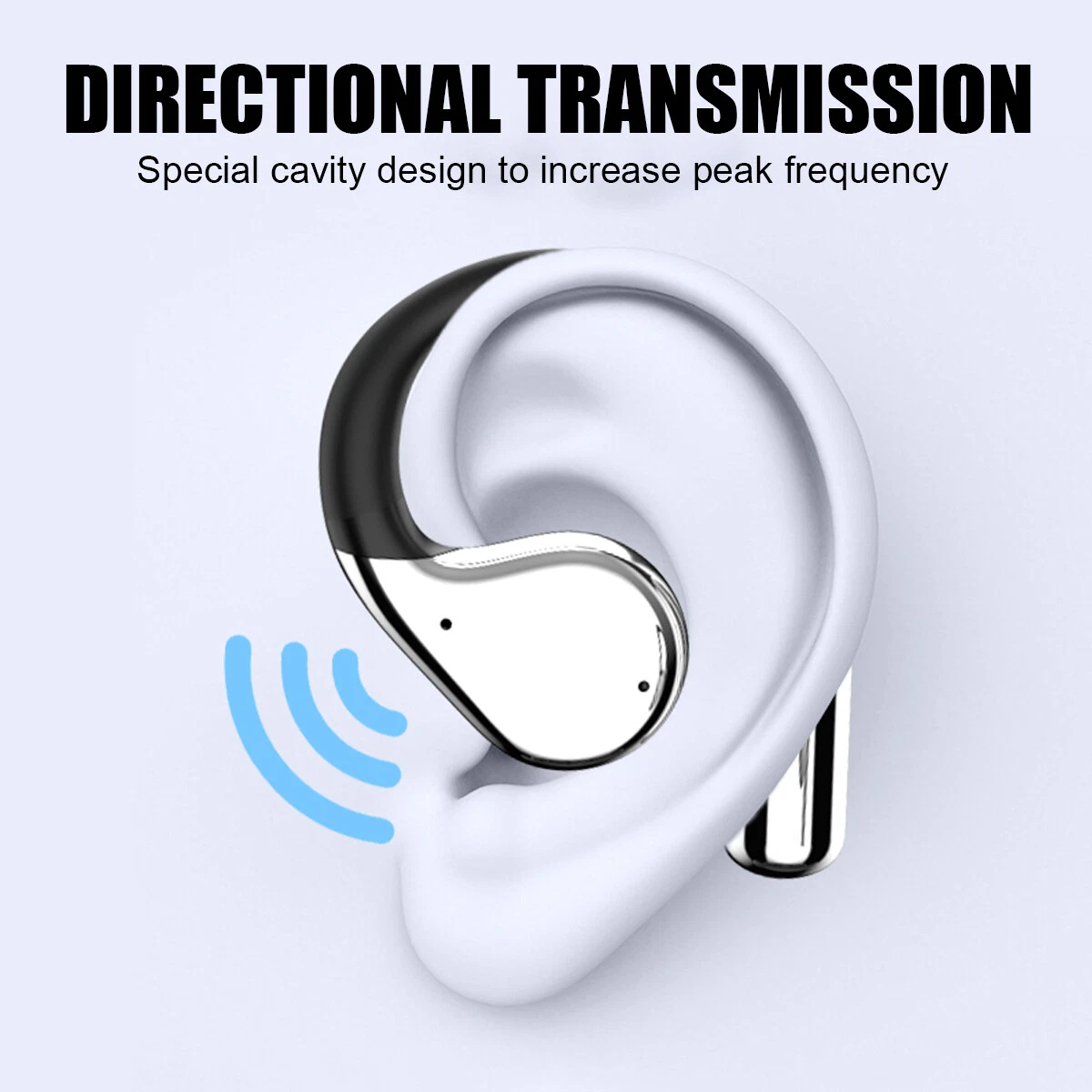 Over The Ear Earbuds Earhook True Wireless Open Earphones Bluetooth 5.4 New_voghion.com