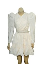 Ulla Johnson Dress S 4 Women's Casual Puff Long Sleeve Flared Short NWD 36775