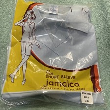 Sears Light Blue Pajamas Short Sleeve And Short Pants Size Small New