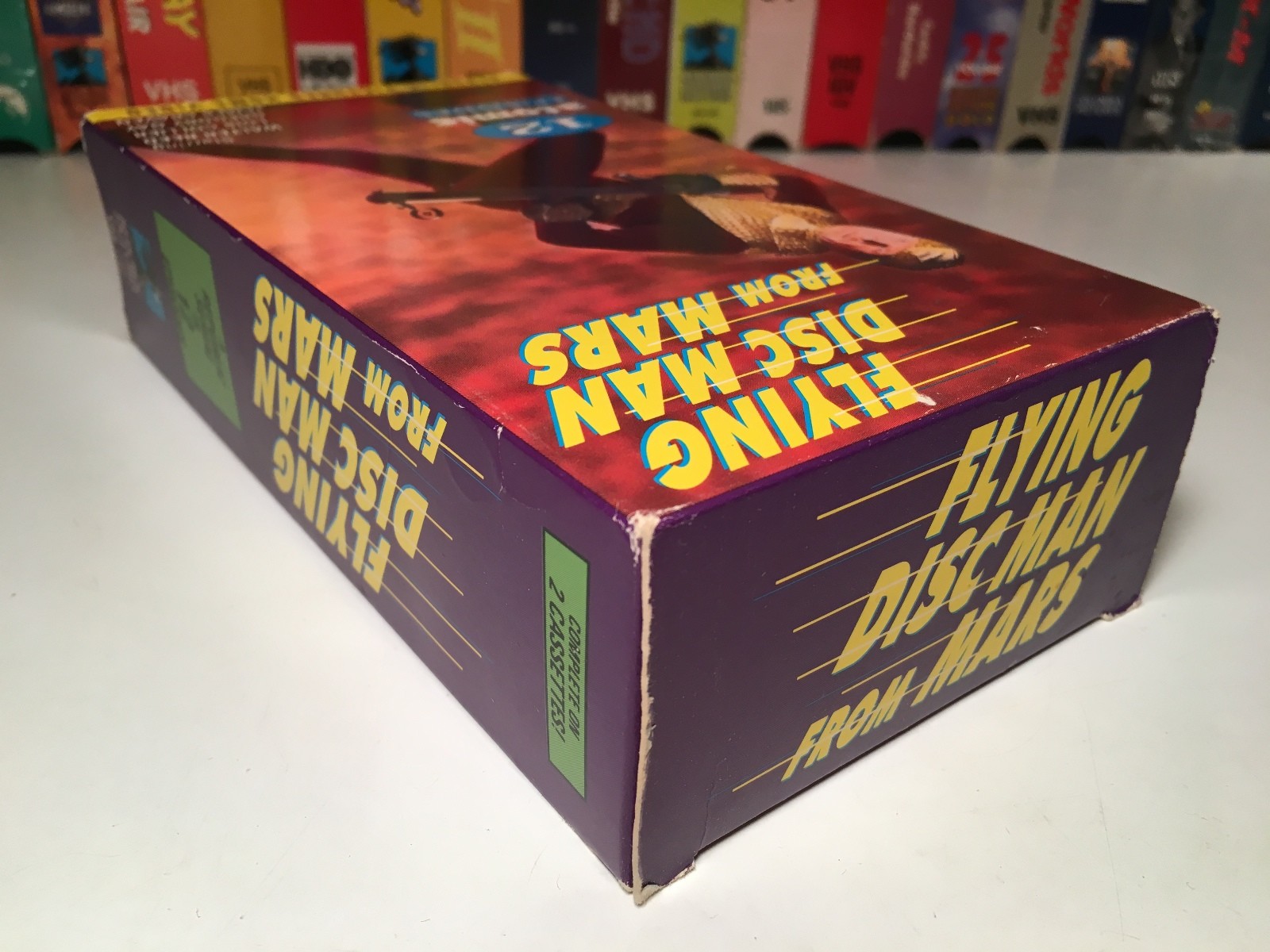 Flying Disc Man From Mars 2Tape VHS Set 1950 Serial Sci Fi Action 12