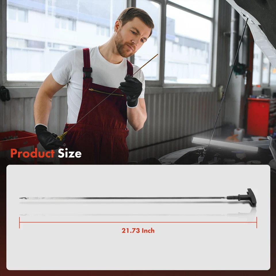 Varilla de medición de aceite de motor para Ford Escape 2001 2002 2003 Focus 2000 2001-2004 L4 2,0 L Foto 4 de 4