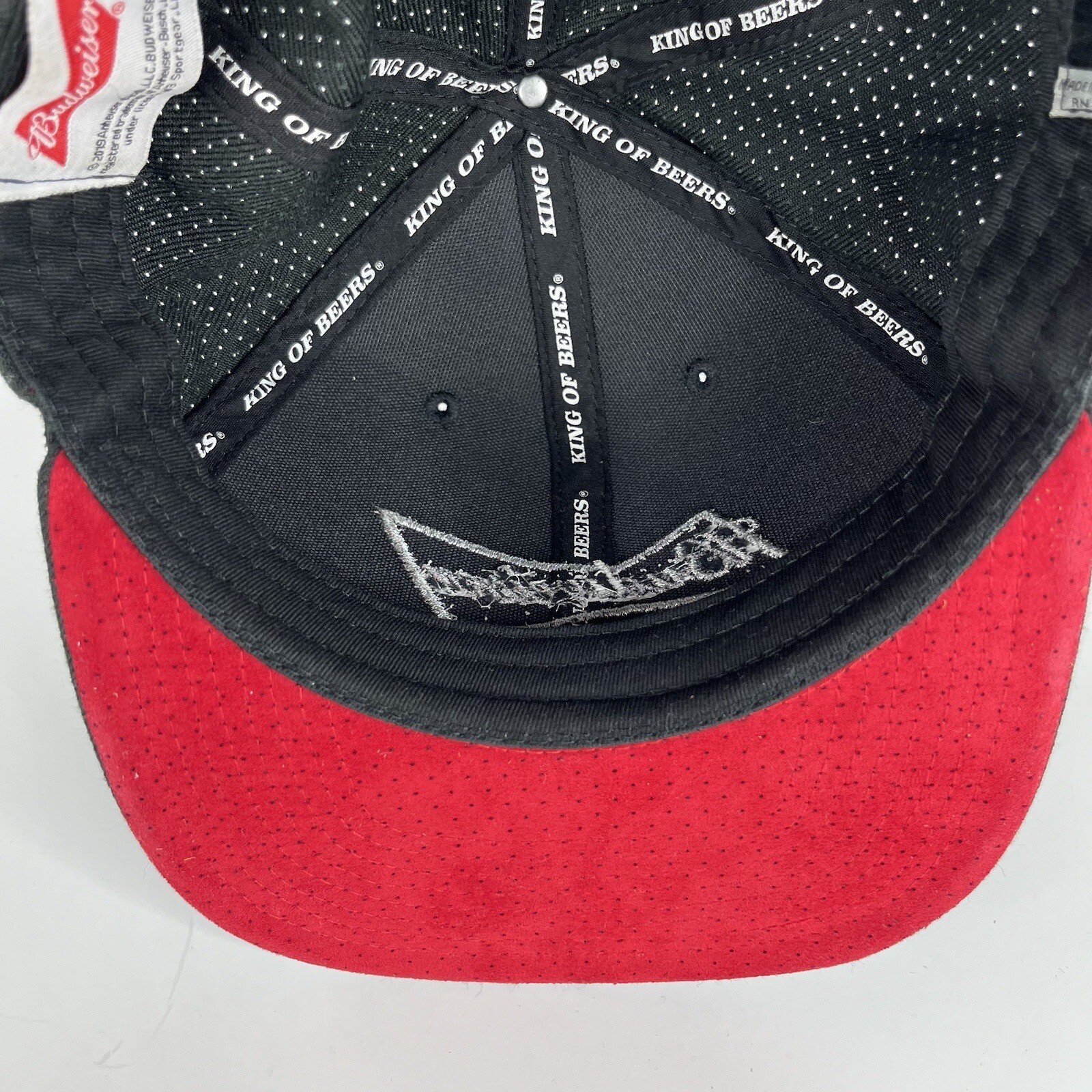 Budweiser Hat Cap Black Baseball Snapback Patch B… - image 8