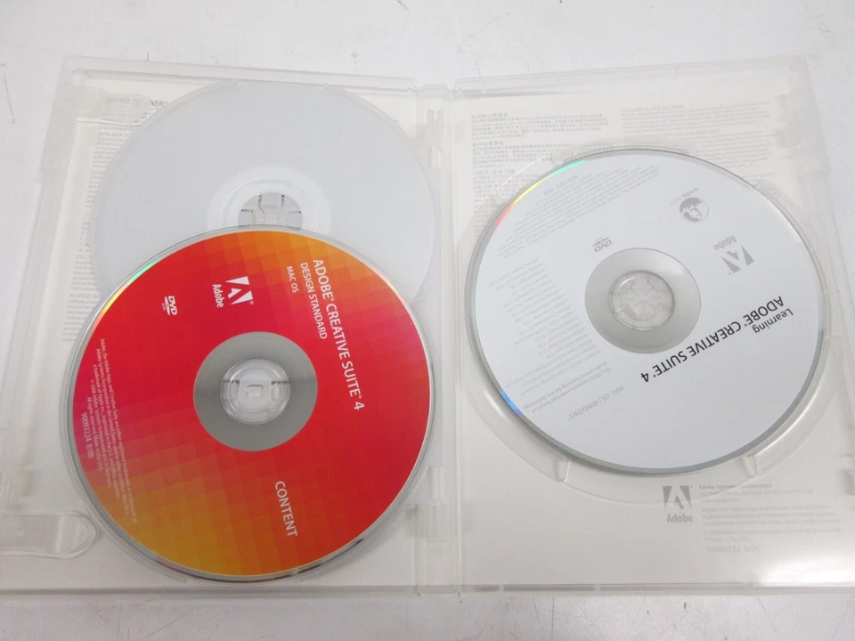ADOBE CREATIVE SUITE 4 DESIGN STANDARD 3 DISC MAC OS NO KEY - Image 4 of 4