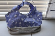 American Girl Purple Star DOLL TOTE / Travel Carry Bag With Zip Bottom, EUC