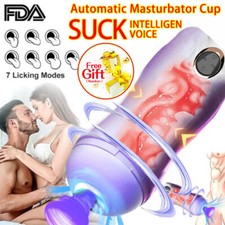 Automatic Male Masturbaters HandsFree Sucking Mastubator Cup Sex Toys for Men