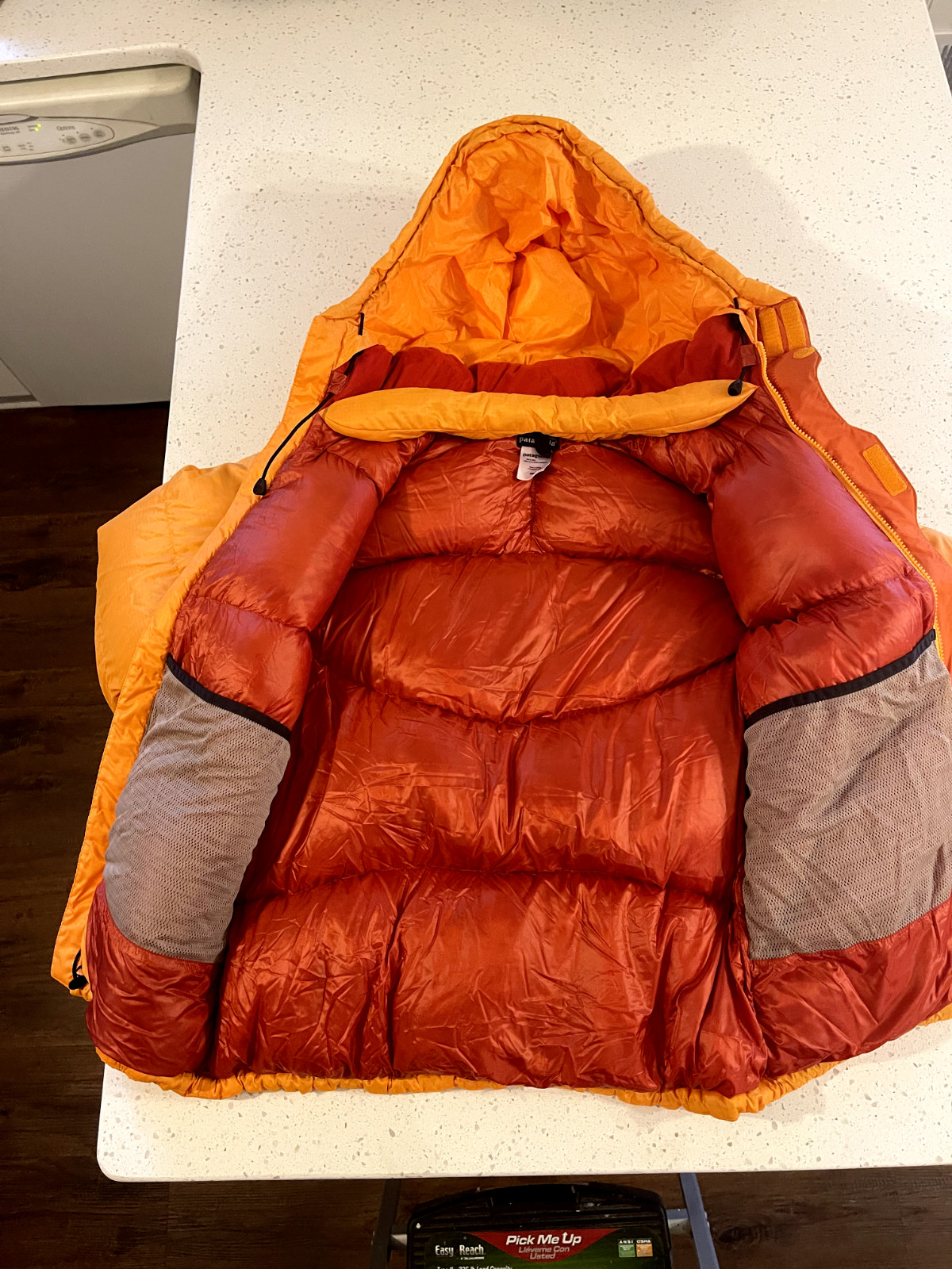 Patagonia Goose Down Himalayan Baffled Parka Jacket Coat NICE SUPER RARE Small image 3