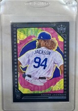 2022 Diamond Kings Rookies II Blue Frame #156 Andre Jackson RC Dodgers