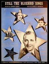 1939 The Star Maker w/ Bing Crosby Biography Comedy Movie Tie-in Sheet Music