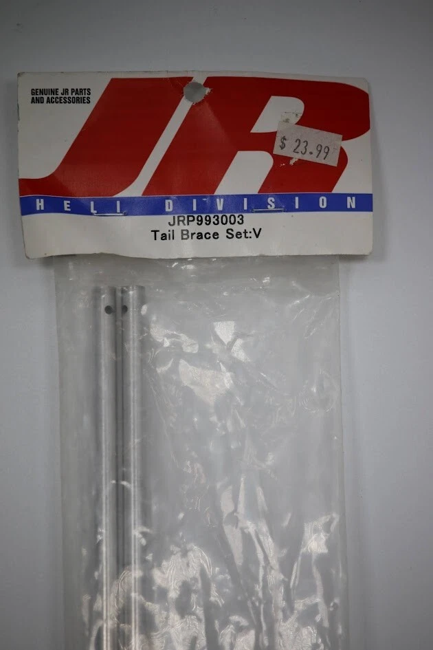 Helicóptero vintage RC JR JRP993003 juego de soportes traseros Vibe 90 3D Vigor CS 93003 Foto 3 de 4