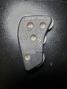 Rawlings Umpire Counter With Mysterious Autograph On Back