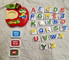 Leap Frog Tads Fridge Phonics Magnet Alphabet Apple ABC Letters Tested Works!