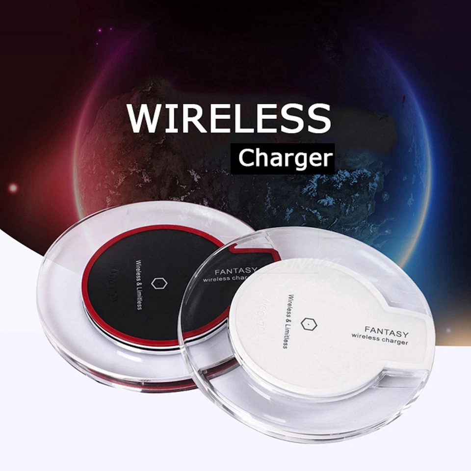 Qi Charger Pad Induktive Ladestation Wireless Kabellos Ladegerät für Samsung LG - Bild 2 von 4
