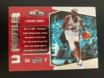 2005-06 NBA Hoops LJ Profiles LBJ-4 Lebron James (lesen)