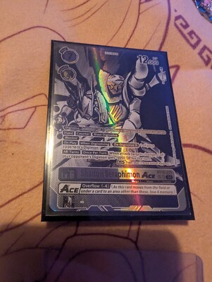 ShadowSeraphimon ACE SP Alternative Art BT18-071 SR Digimon Card Game English