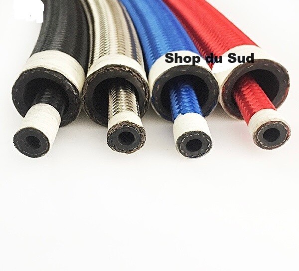 Tuyau FKM/FPM (Viton) 5 Mètres - Intérieur 10mm, Extérieur 17.2mm - Pour Carburant, Huile, Eau - Norme DIN 73379 - Usage Professionnel