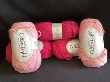 3 + 2 Drops Cotton Light-Deep and Light Pink
