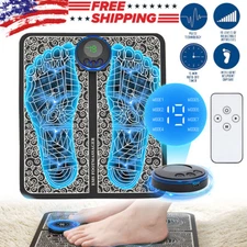 Portable Electric Foot Massager Pad Muscle Stimulator Blood Circulation Mat US