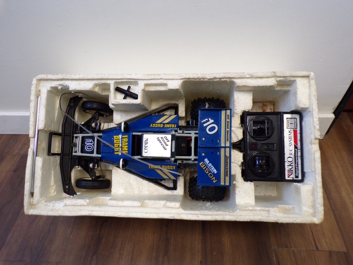 Rare Vintage 1980's Nikko Japan RC 1/10 Bison F-10 Frame Buggy
