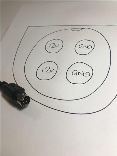 Adaptador de conmutación de CA-DC 12V 10A fuente de alimentación regulada 4 pines DIN 12V 2 IZQUIERDA - Imagen 3 de 7