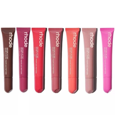 Rhode All Colours Peptides Lip Tint Raspberry, Espresso, Toast, Ribbon 10ml