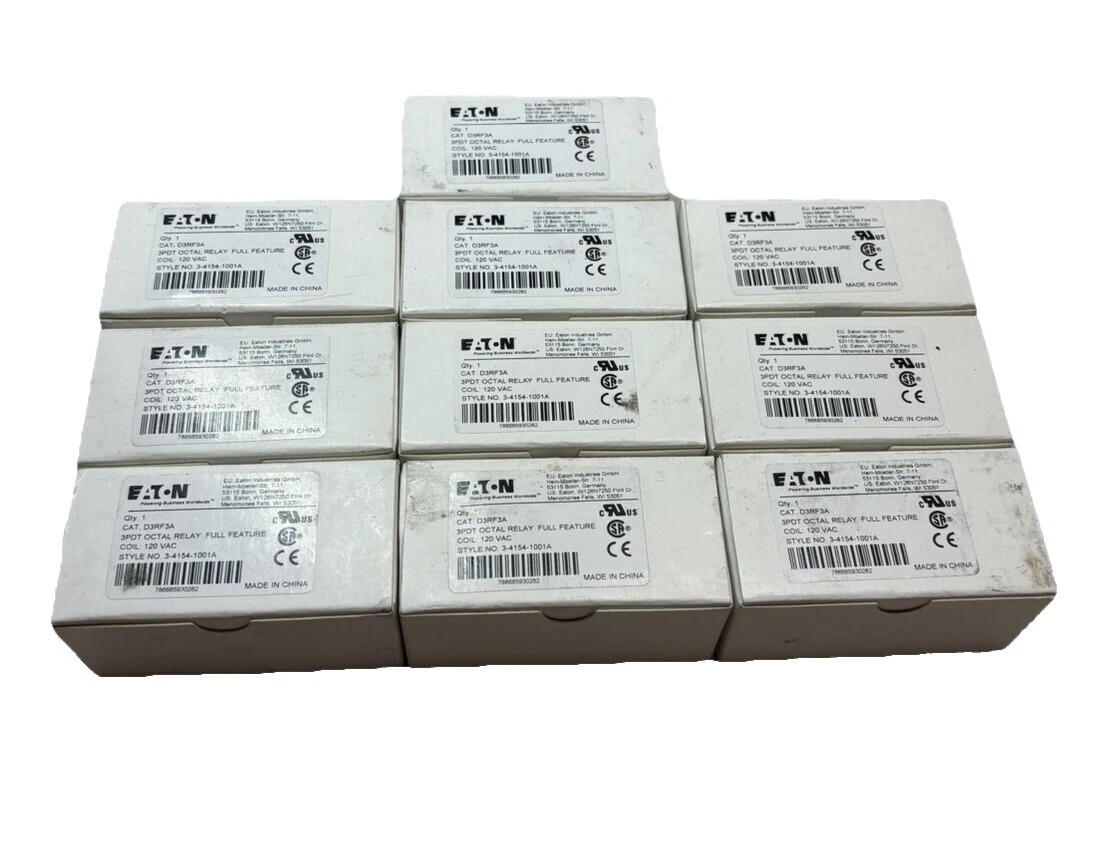 Relés de Automatización Industrial Eaton 11-Pin Clavijas