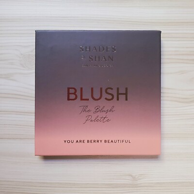 Shades by Shan You Are Berry Beautiful The Blush Palette Full Size NEW