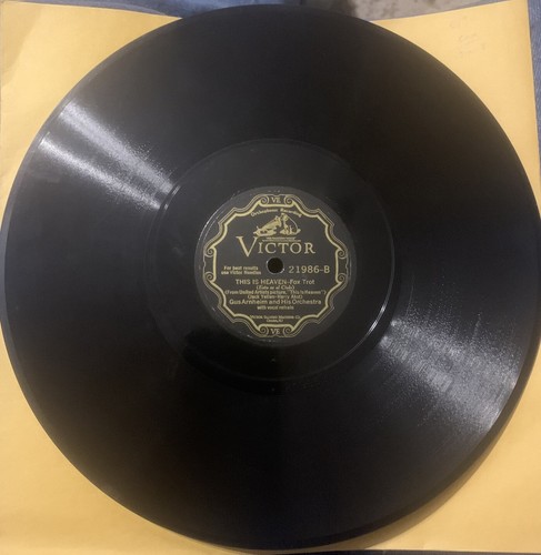 Gus Arnheim - Sleepy Valley / This Is Heaven - Victor Records 22986 - EX - Bild 4 von 4