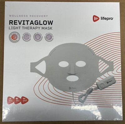 #ad LifePro Revitaglow Wellness Recovery RGB LED Light Therapy Mask Open Box $22.95