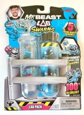 Mr Beast Lab Swarms Lab Pack NEW 2024 Micro Beasts Figures With Mystery Ones.