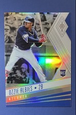 2018 Panini Phoenix, Ozzie Albies (RC), Rookie, Silver Holo Prizm # 11, Braves