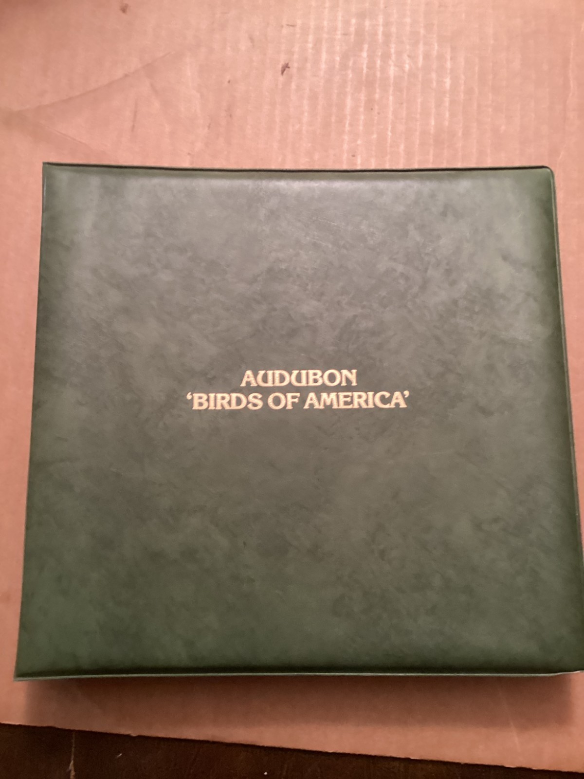 Audubon Birds Of America 150th Anniv Stamp Collection Album 15 Sheets Limited ed