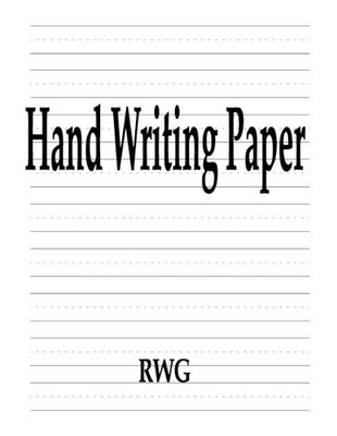 Rwg Hand Writing Paper (Taschenbuch)