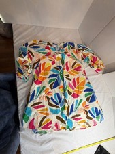 Tabitha Brown for Target Botanical Print Button-Down Cover Up Shirtdress