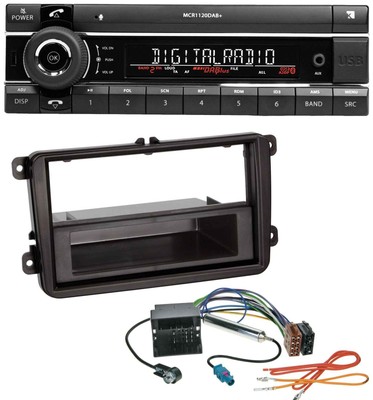 Kienzle Bluetooth MP3 USB DAB car radio for VW Sharan from 10 Tiguan from 07 Touran