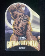 2025 Skybox Metal Universe Batman Gotham City Metal Die Cut Clayface 1/5 M06
