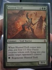 Magic the Gathering Ravnica: City of Guilds Hunted Troll Rare Card